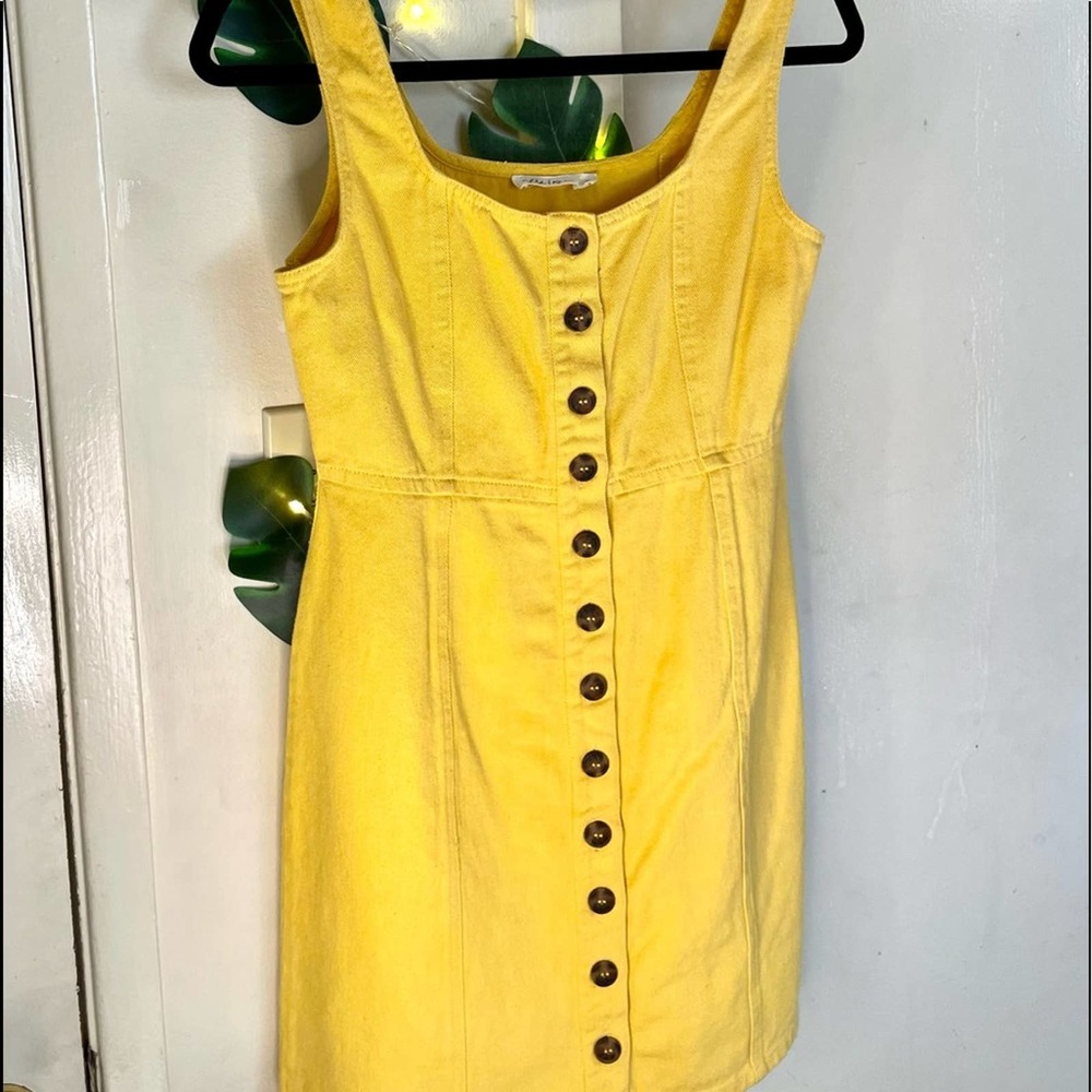 Hey Sunshine Button Up Mini Dress (S/M)